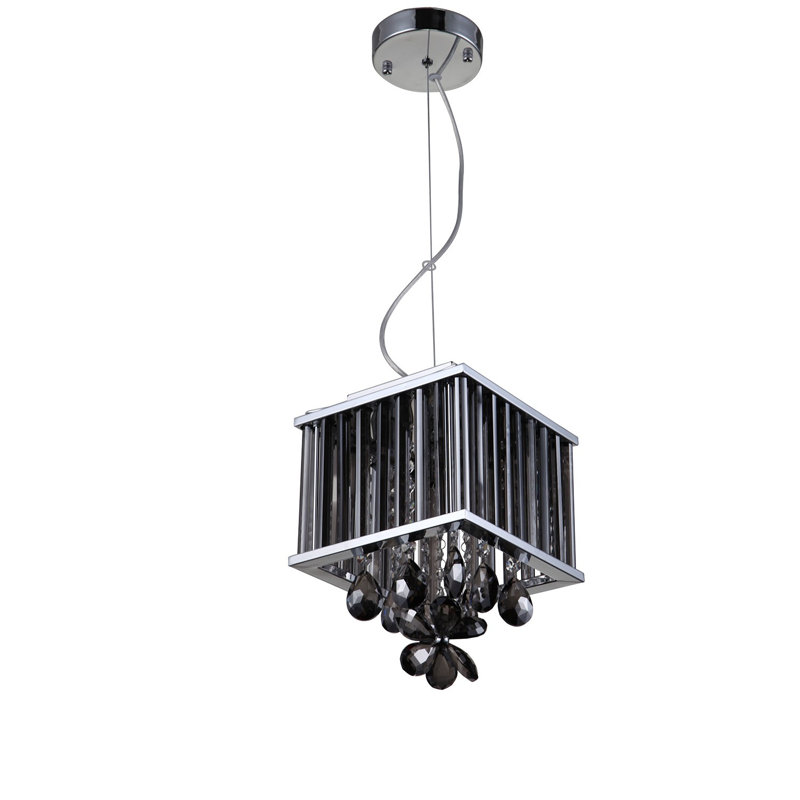 Mini-luminaire suspendu 4 lumières Easton, Noir