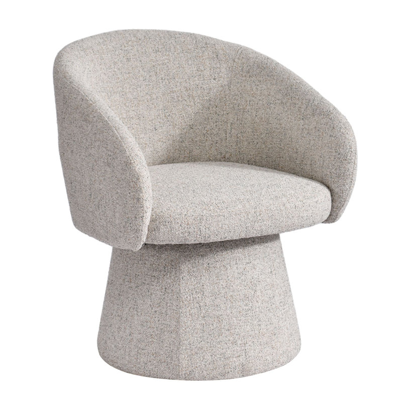 Fauteuil club Jezeniah, Polyester sable