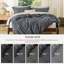 Ensemble de housse de couette pour lit double gris foncé pour enfants et adultes (ensemble de 3)-109972632-109724466