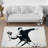 Charming Floral Design Non Woven Thin Type Printed Rug Perfect for Adding a Touch of Elegance to Your Home Decor-1947927966