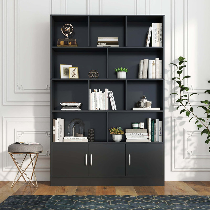 Bibliothèque moderne avec rangement et armoire