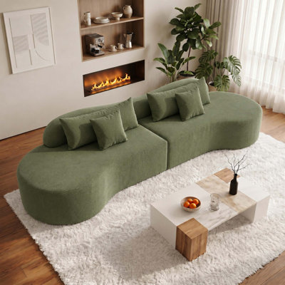 Canapé d'angle modulaire surdimensionné Cloud sans os