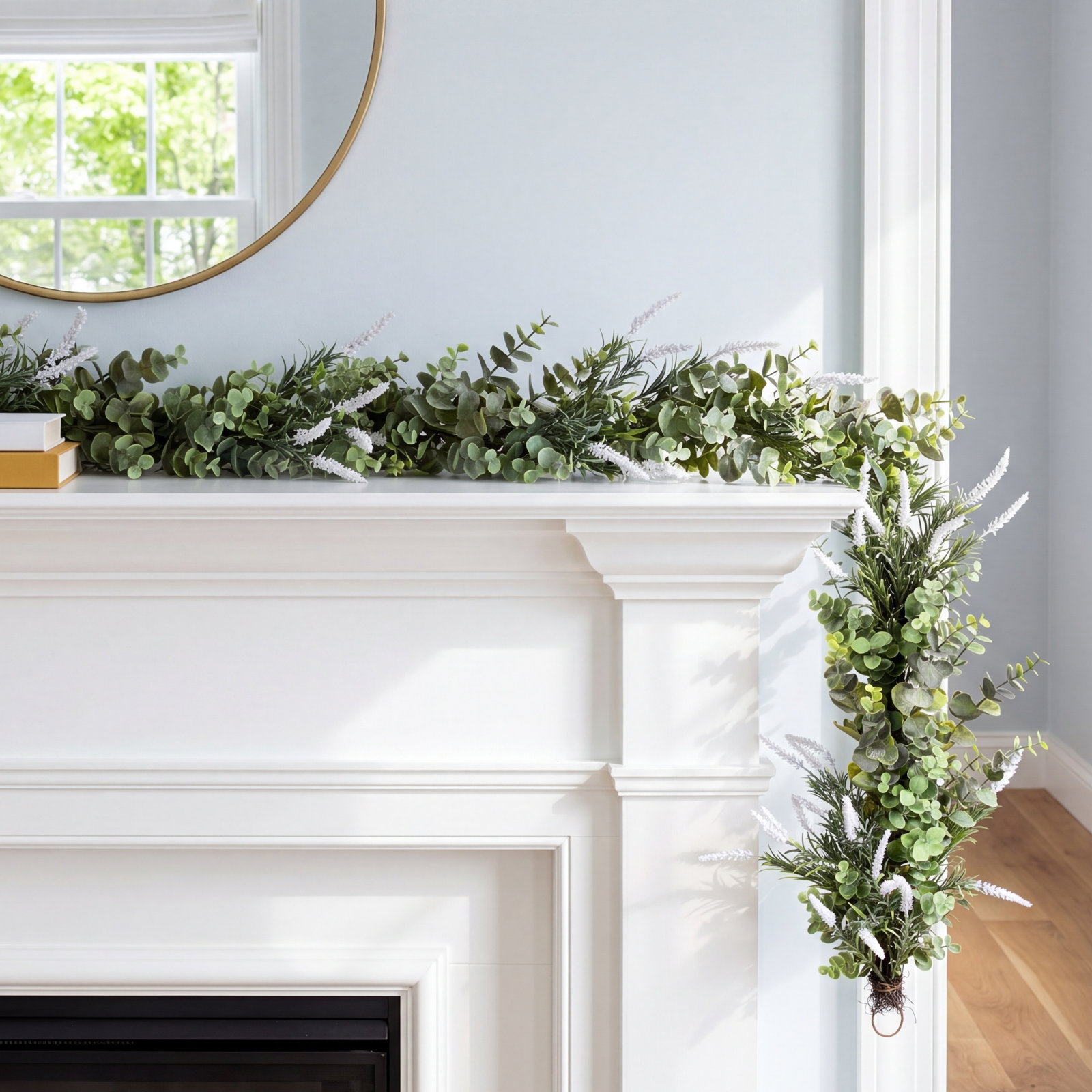 72'' in. Faux Eucalyptus Garland