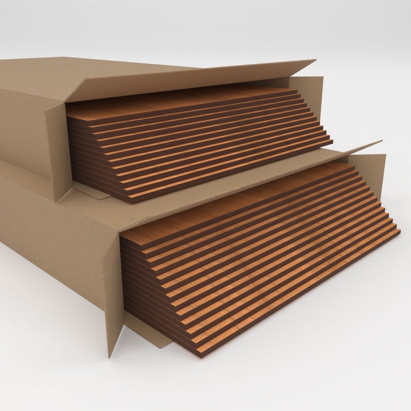 Planches en bois, Cerisier, H 23,75 po x l 23,75 po x P 0,38 po
