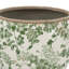 Vase en céramique à motif floral 5,1 x 5,1 x 4,5