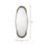 Margaux Oval Metal Mirror-15515810