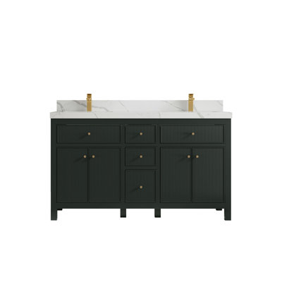 Ensemble de meuble-lavabo double 60 po Sonoma