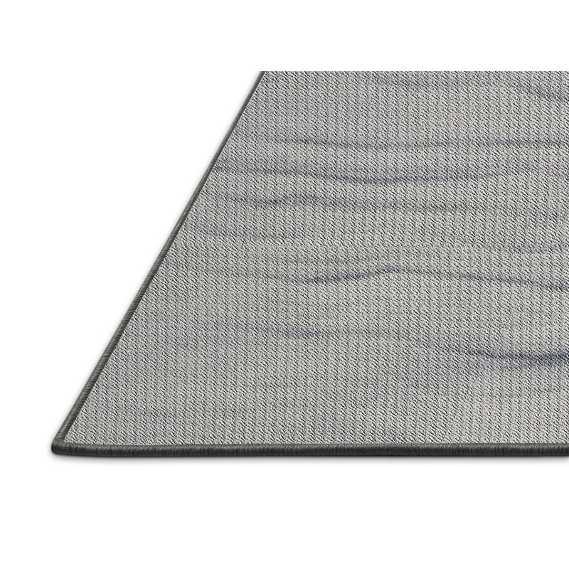 Tapis zone grise à motifs, Rectangle 2 pi x 5 pi