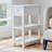 24'' Tall End Table, Narrow Side Table with Drawer and Shelves for Small Space-788587465