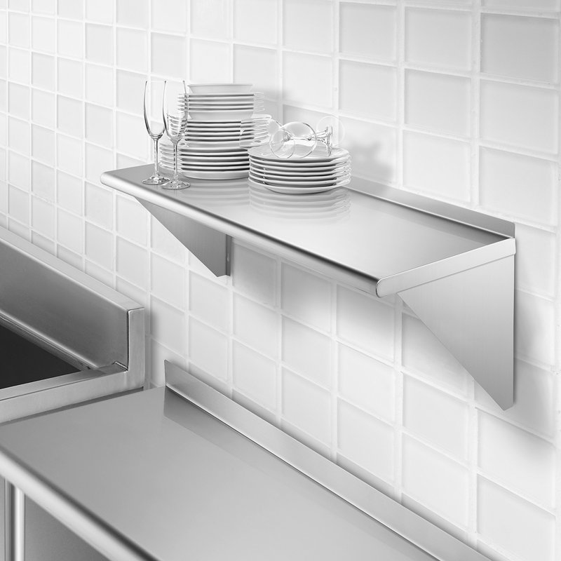 Metal Bracket Shelf, 18.5" H x 48" W x 18" D