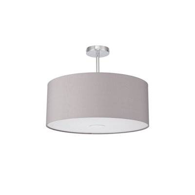 Fabric Semi Flush Mount