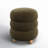 Dalisha 17" Velvet Round Ottoman