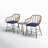 Zulema 2 - Person Patio Dining Set Round Table with Cushions Included
