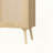 Modern Rattan Wood Storage Cabinet