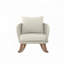 Chaise berçante d'extérieur en osier et rotin-2130638815