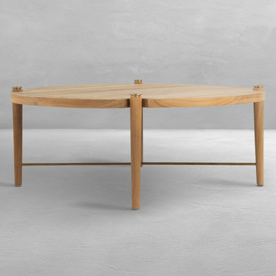 Pacifica Coffee Table Round - Natural Teak