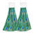 Peacock Soft Absorbent Kitchen Towels - 12x17 in, Set of 2 with Hanging Loop for Bathroom & Kitchen Decor