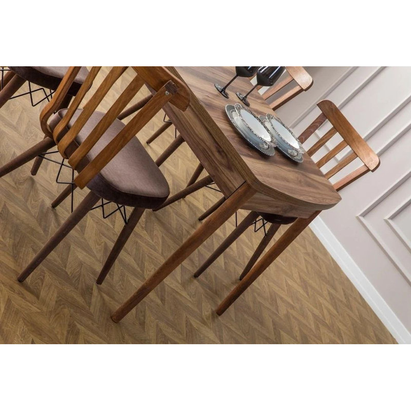 Ensemble de table et chaises de salle à manger extensible, 5 pièces: table, 4 chaises