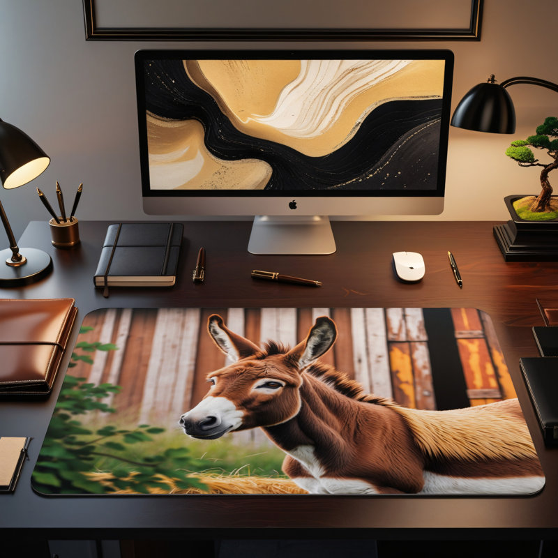 Polyester Desk Pad, 31.5x15.5