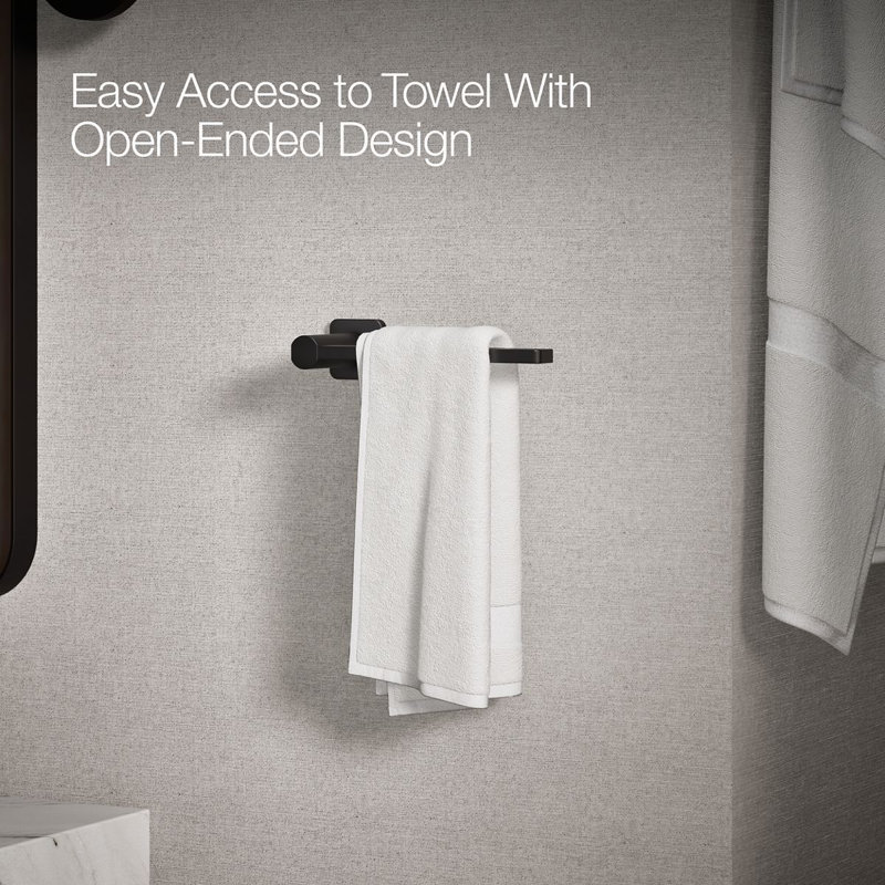 Parallel Towel Arm, Matte Black