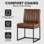 Chaise d'appoint rembourrée en similicuir-823895082