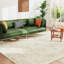 Tapis lavable doux avec tapis d'inspiration rétro patiné à poils longs pour le salon, la salle à manger et la chambre à coucher-1542357723