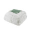 Ensemble de 2 mini-édredons en fausse fourrure à poils longs vert / blanc-130426022
