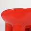 Chaise longue simple en fibre de verre simple rouge