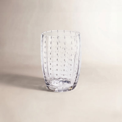 Oakes Ribbed Drinking Glass