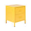 Kymarie 43cm W Steel Bedside Table-226817018
