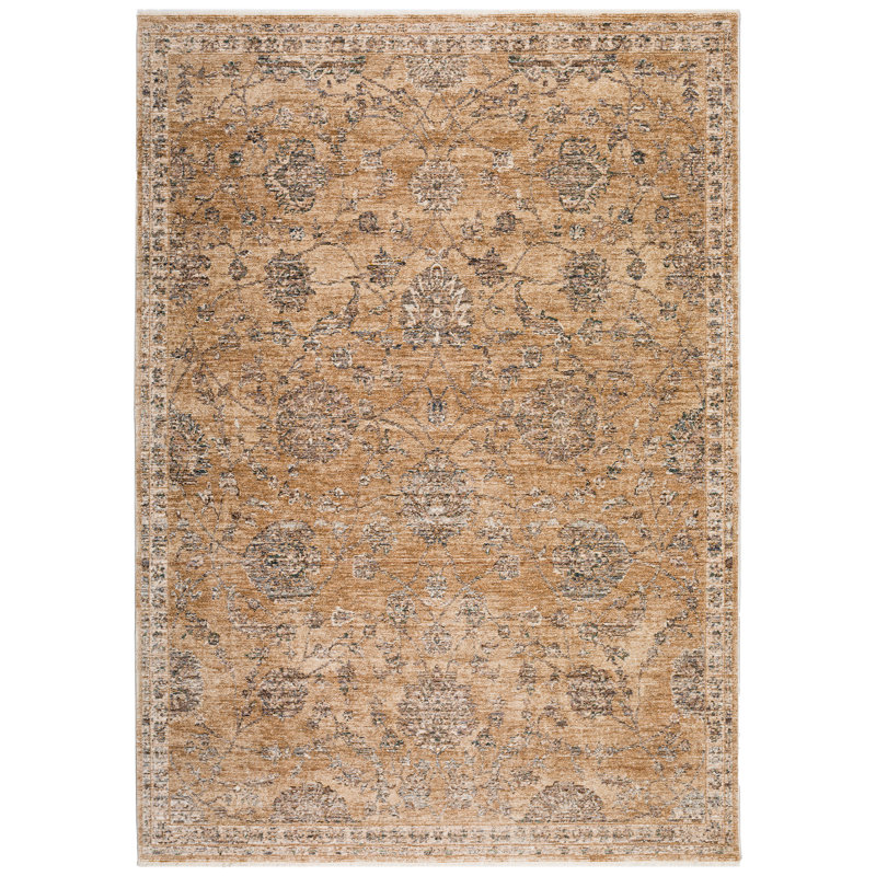 Tapis brun clair Farmann AEL34, Rectangulaire 3 pi x 5 pi