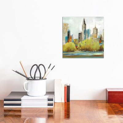 Hudson Ferry II by Allison Pearce - Wrapped Canvas Painting