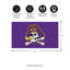 Tapis polychrome en PVC, 16 po x 28 po, East Carolina University