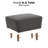 Kaya 24'' Modern Upholstered Ottoman Boucle-1932297250