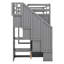 Lit mezzanine simple avec placards Jaico