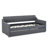 Twin Size Upholstery Daybed With Twin Size Erectable Trundle And USB Charging Design-47057890