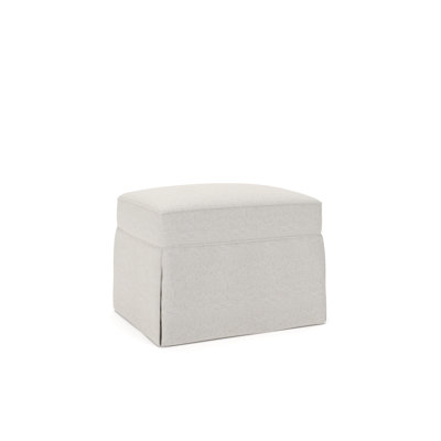 Amari 33" Rectangle Slipcovered Ottoman by Wayfair Custom Upholstery