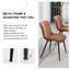 Chaise d'appoint moderne en similicuir-320652093