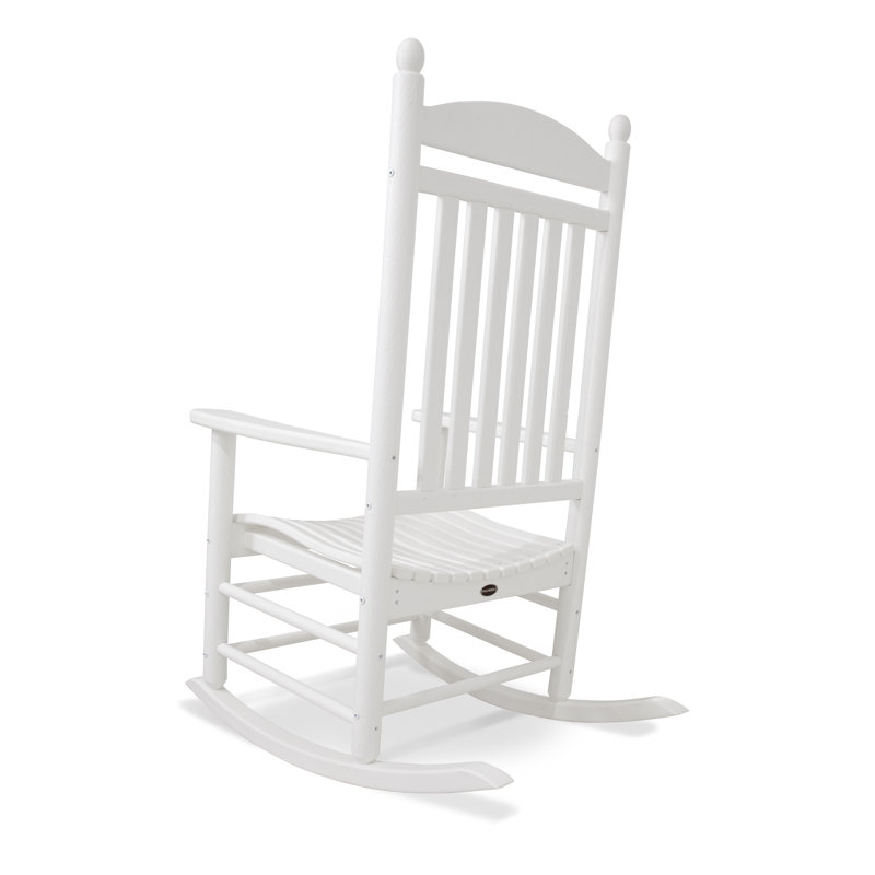 Chaise berçante à bascule POLYWOOD Jefferson, Blanc