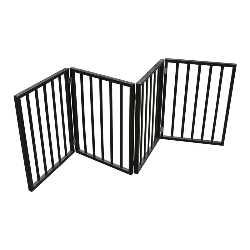 Dirickson Wood Free Standing Pet Gate