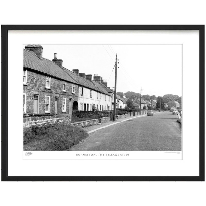 Burneston, The Village C1960 - Single Picture Frame Print, 60cm H x 80cm W x 2.3cm D