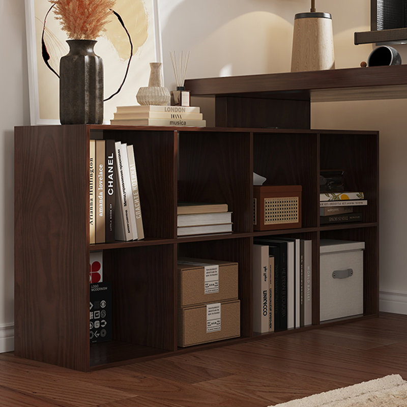 Noyer foncé + bureau en bois massif en forme de L noir + fer, H 29,53 po x l 86,61 po x P 47,24 po, Retour à gauche