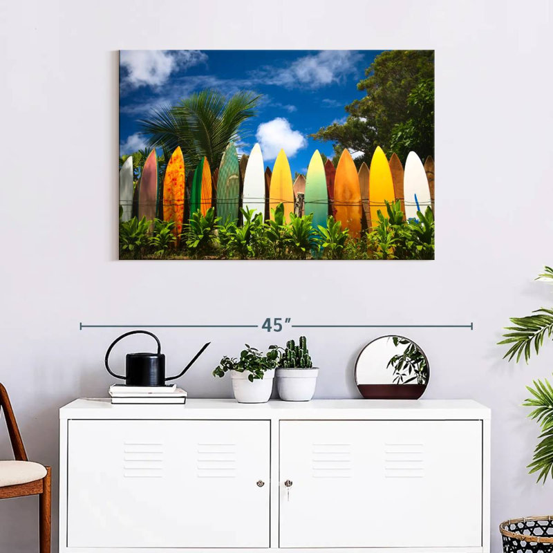 Senne Surfboard Row, 24" H x 36" W