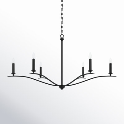 Ensley 6 - Light Dimmable Chandelier