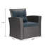 Norene 4 - Person Patio Conversation Set with Cushions-1046698078-1046698079