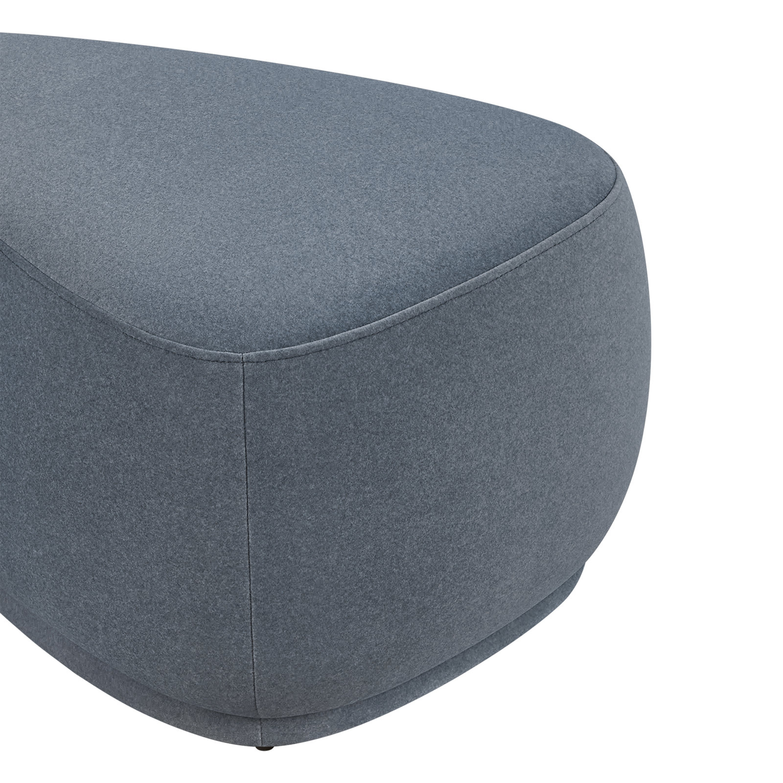 Adna 26" Ottoman, Storm Polyester