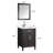 Lachine 24'' Single Bathroom Vanity with Carrara Marble Top-2038596655