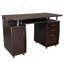 Bureau d'ordinateur complet avec rangement, chocolat-1754578332