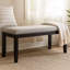 Banc de salle à manger rembourré Transitional