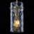Cylon 1 - Light 4.72'' Hammered Glass Cylinder Mini Pendant For Kitchen Island (2 Pack)-1548310742